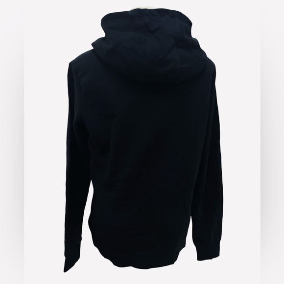 Adidas Women's Badge of Sport Two-Tone Graphic Black Fleece Hoodie Size XS - Picture 6 of 9